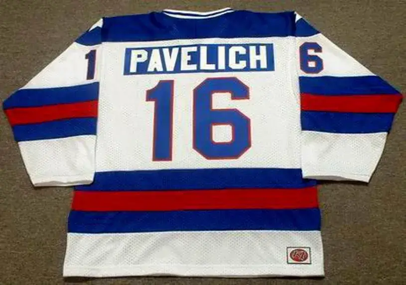 MARK PAVELICH 1980 USA Olympic Hockey Jersey 