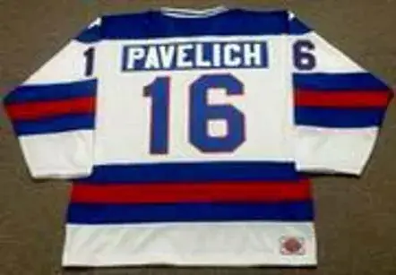 MARK PAVELICH 1980 USA Olympic Hockey Jersey 