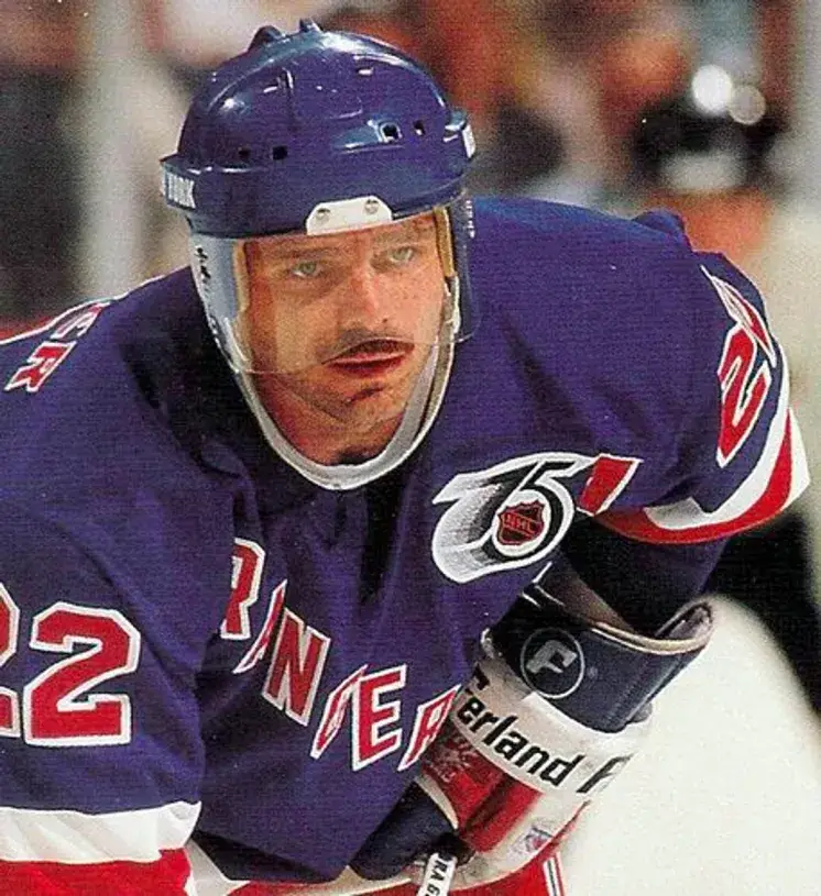 MIKE GARTNER New York Rangers 1991 CCM Vintage Throwback NHL Hockey Jersey 