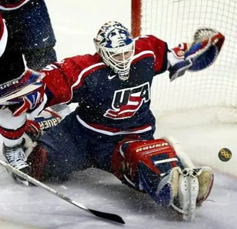 MIKE RICHTER 2002 USA Nike Olympic Throwback Hockey Jersey 