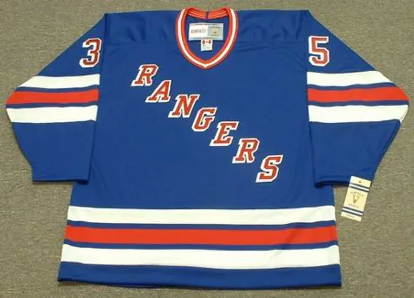 MIKE RICHTER New York Rangers 1990’s CCM Vintage Throwback NHL Hockey Jersey