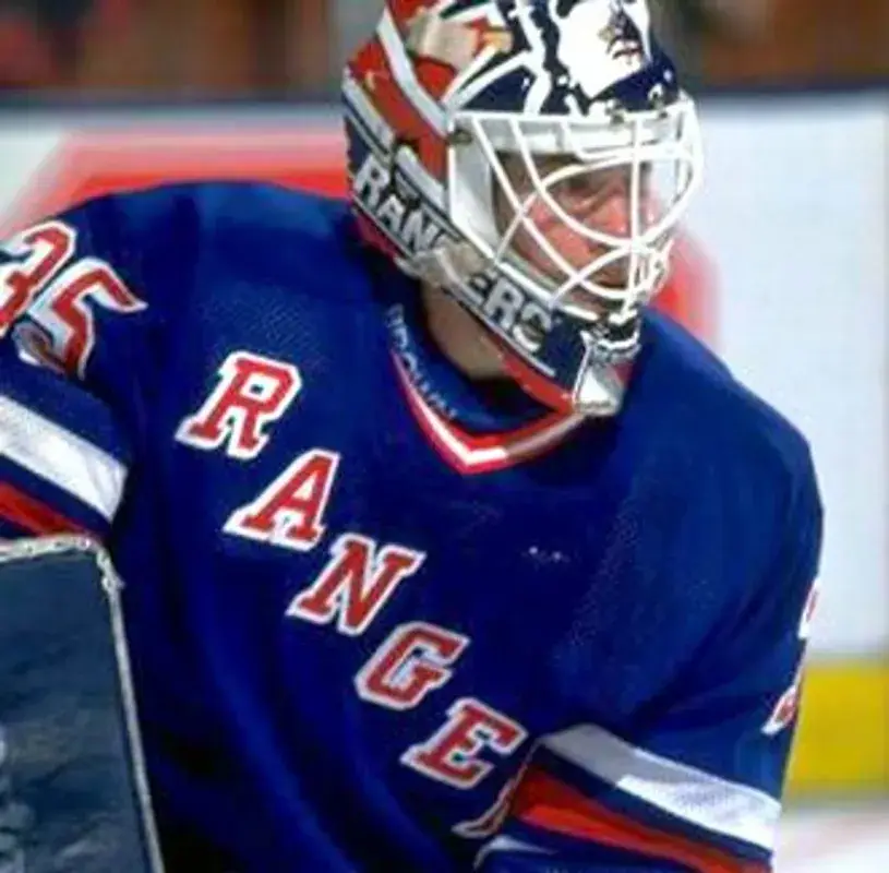 MIKE RICHTER New York Rangers 1990’s CCM Vintage Throwback NHL Hockey Jersey 