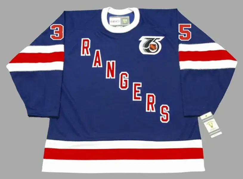 MIKE RICHTER New York Rangers 1991 CCM Vintage Throwback NHL Hockey Jersey