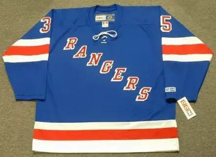 MIKE RICHTER New York Rangers 2003 CCM Throwback Away Hockey Jersey