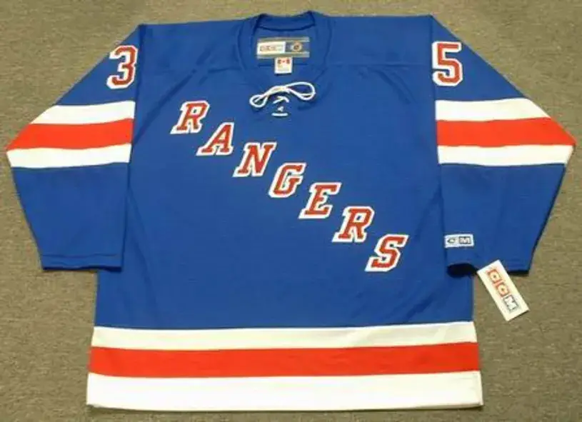 MIKE RICHTER New York Rangers 2003 CCM Throwback Away Hockey Jersey