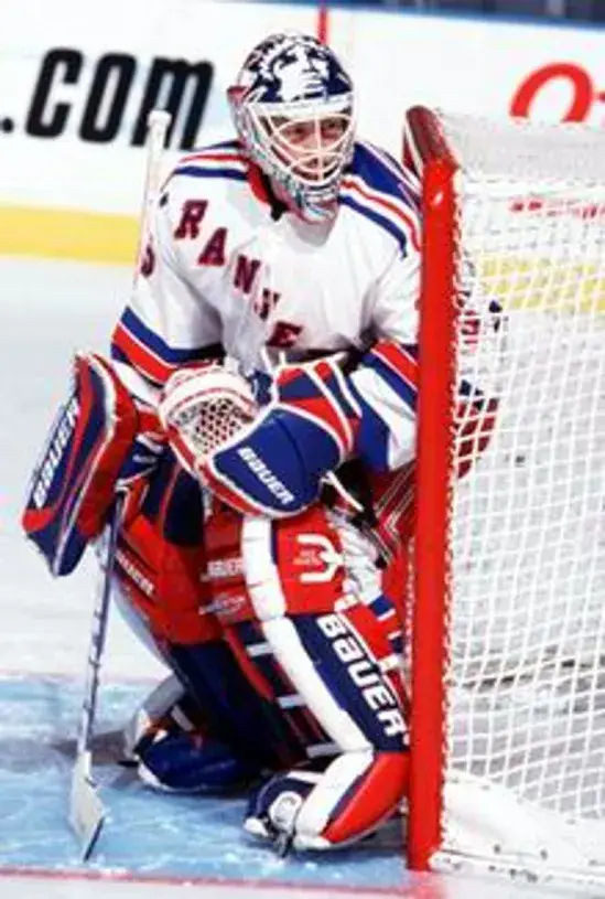 MIKE RICHTER New York Rangers 2003 CCM Throwback Home Hockey Jersey 