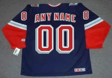 NEW YORK RANGERS 1990’s CCM Throwback Alternate Jersey Customized “Any Name & Number(s)” 