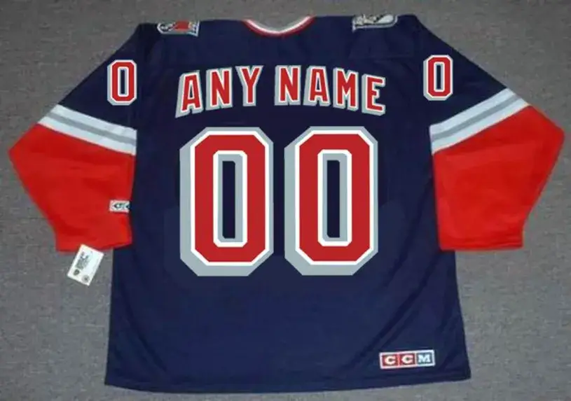 NEW YORK RANGERS 1990’s CCM Throwback Alternate Jersey Customized “Any Name & Number(s)” 