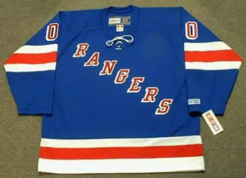 NEW YORK RANGERS 1990’s CCM Throwback Away Jersey Customized “Any Name & Number(s)”
