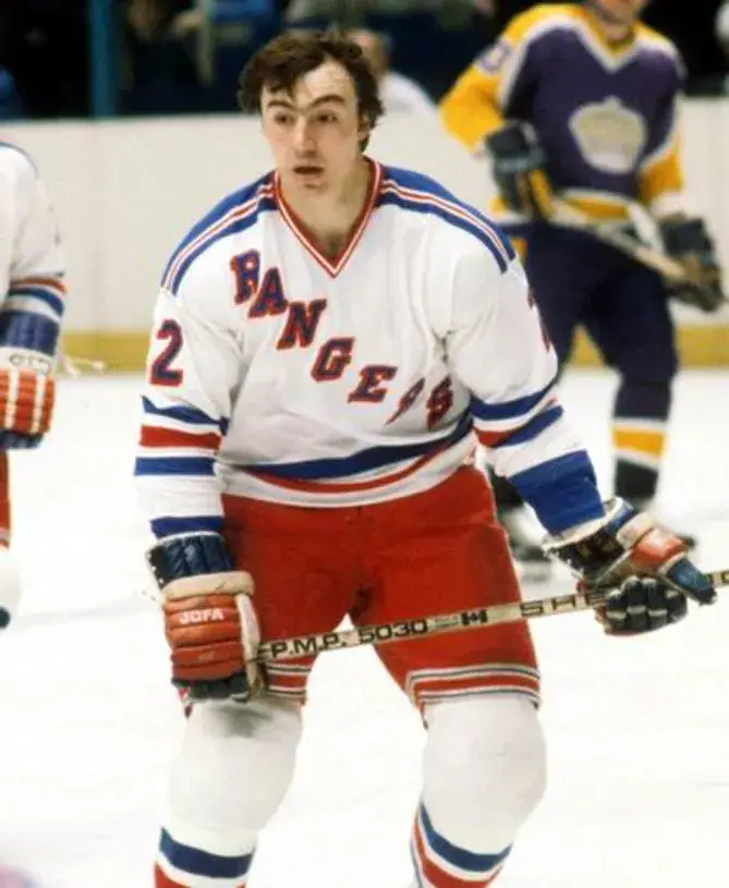 NICK FOTIU New York Rangers 1982 CCM Vintage Throwback Home NHL Hockey Jersey 