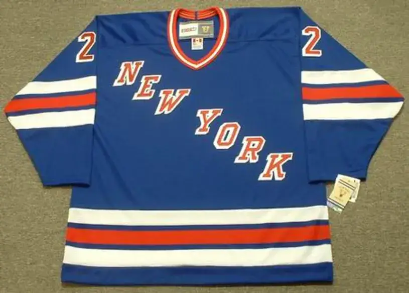 NICK FOTIU New York Rangers 1982 CCM Vintage Throwback NHL Hockey Jersey