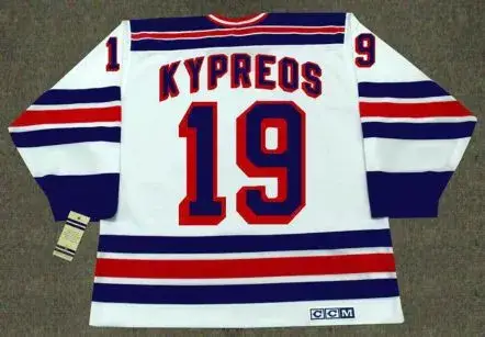 NICK KYPREOS New York Rangers 1993 CCM Vintage Home NHL Hockey Jersey 