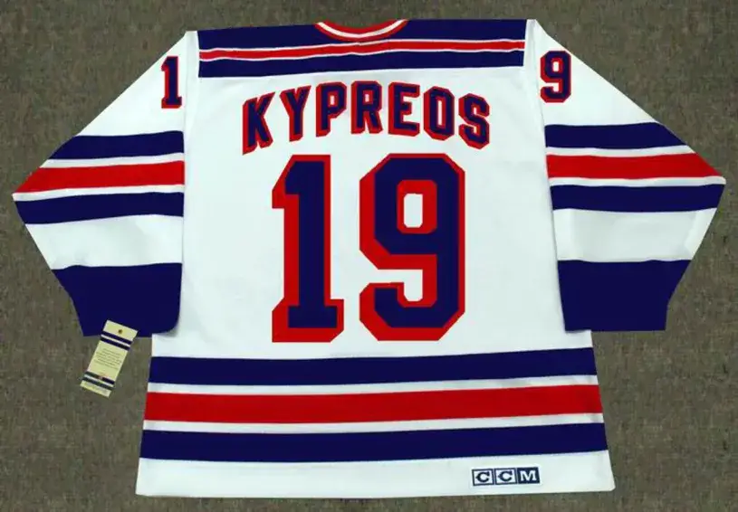 NICK KYPREOS New York Rangers 1993 CCM Vintage Home NHL Hockey Jersey 