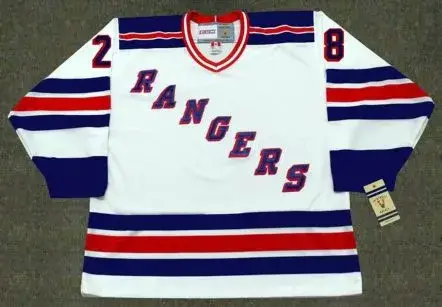 P.J. STOCK New York Rangers 1997 CCM Vintage Home NHL Hockey Jersey