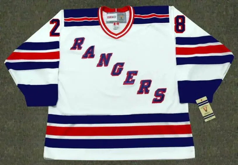 P.J. STOCK New York Rangers 1997 CCM Vintage Home NHL Hockey Jersey