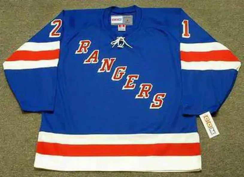 PETE STEMKOWSKI New York Rangers 1972 Away CCM Throwback NHL Hockey Jersey