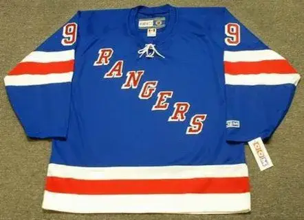 REGGIE FLEMING New York Rangers 1960’s CCM Throwback Hockey Jersey