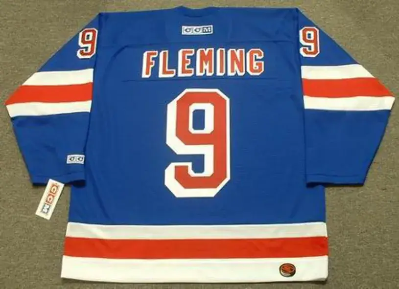 REGGIE FLEMING New York Rangers 1960’s CCM Throwback Hockey Jersey 