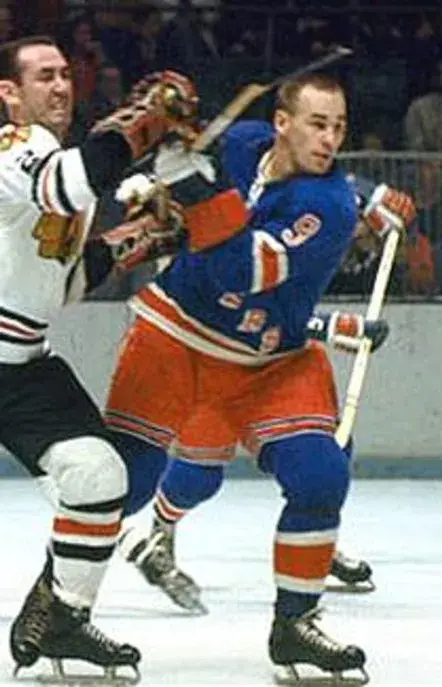 REGGIE FLEMING New York Rangers 1960’s CCM Throwback Hockey Jersey 