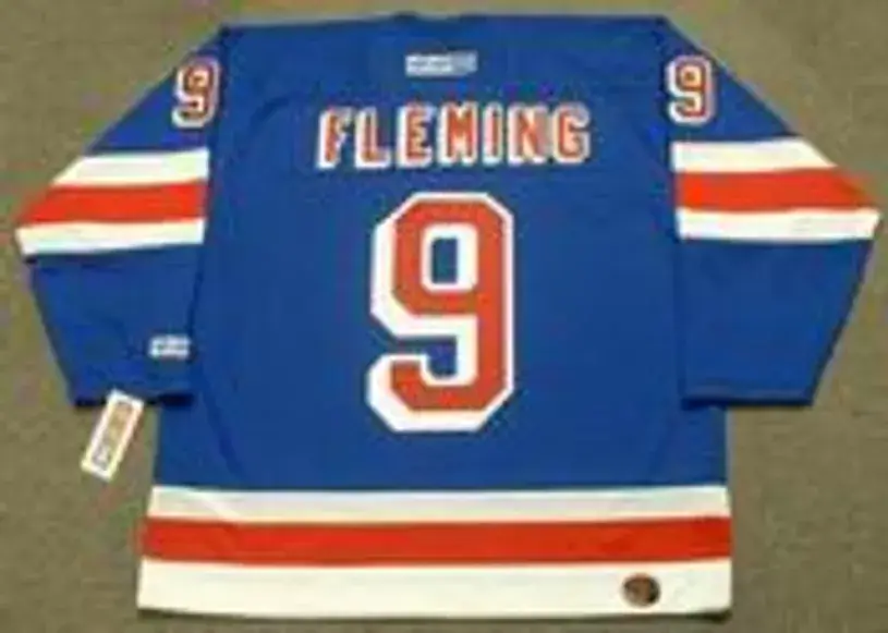 REGGIE FLEMING New York Rangers 1960’s CCM Throwback Hockey Jersey 