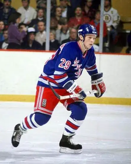 REIJO RUOTSALAINEN New York Rangers 1984 Away  CCM NHL Vintage Throwback Jersey 