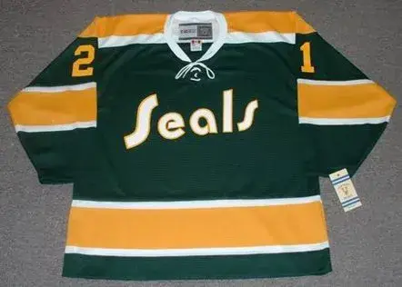 RON STACKHOUSE California Golden Seals 1970 CCM Vintage Throwback NHL Jersey
