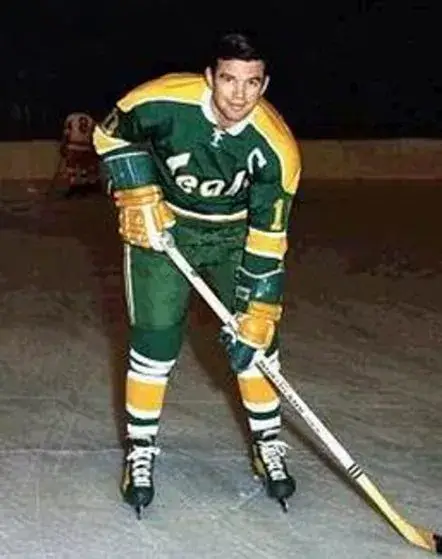 TED HAMPSON California Golden Seals 1970 CCM Vintage Throwback NHL Jersey 