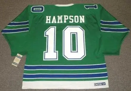 TED HAMPSON Oakland Seals 1968 CCM Vintage Throwback Home NHL Jersey 