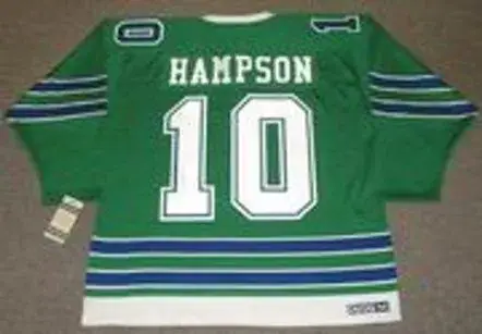 TED HAMPSON Oakland Seals 1968 CCM Vintage Throwback Home NHL Jersey 