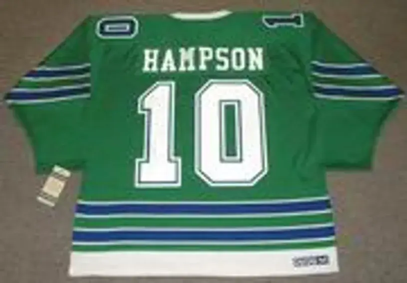 TED HAMPSON Oakland Seals 1968 CCM Vintage Throwback Home NHL Jersey 