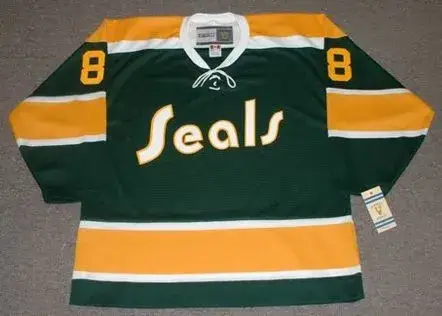 WALT McKECHNIE California Golden Seals 1972 CCM Vintage Throwback NHL Jersey