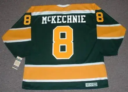 WALT McKECHNIE California Golden Seals 1972 CCM Vintage Throwback NHL Jersey 