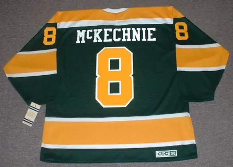 WALT McKECHNIE California Golden Seals 1972 CCM Vintage Throwback NHL Jersey 
