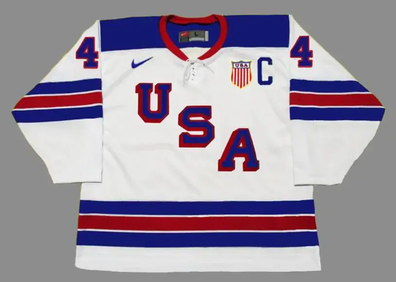 CAM YORK 2020 USA Nike Throwback Hockey Jersey