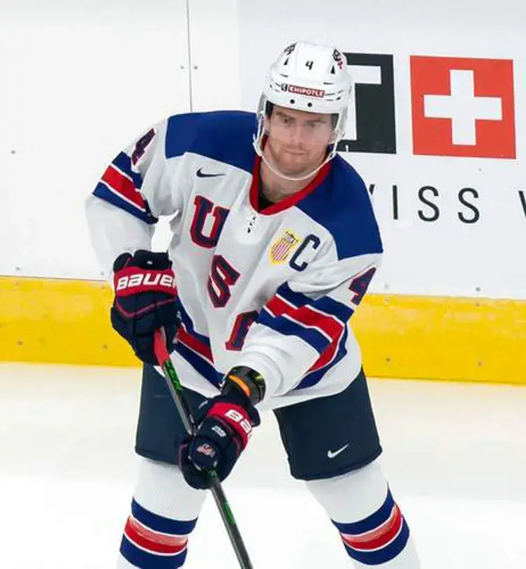 CAM YORK 2020 USA Nike Throwback Hockey Jersey 
