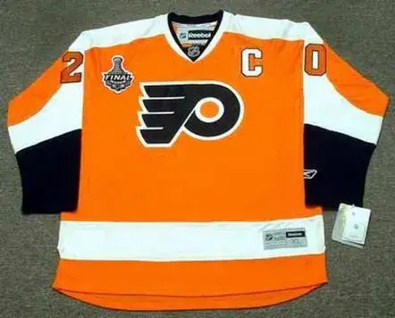 CHRIS PRONGER Philadelphia Flyers 2010 REEBOK Throwback NHL Hockey Jersey