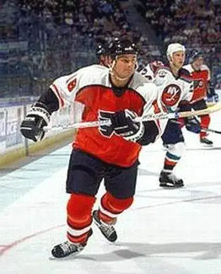 DALE HAWERCHUK Philadelphia Flyers 1996 CCM Throwback Away NHL Hockey Jersey 
