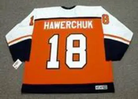 DALE HAWERCHUK Philadelphia Flyers 1996 CCM Throwback Away NHL Hockey Jersey 