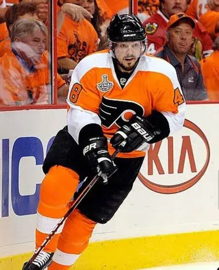 DANIEL BRIERE Philadelphia Flyers 2010 REEBOK Throwback NHL Hockey Jersey 