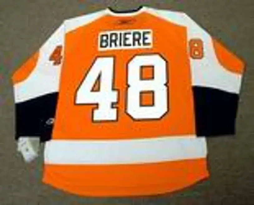 DANIEL BRIERE Philadelphia Flyers 2010 REEBOK Throwback NHL Hockey Jersey 