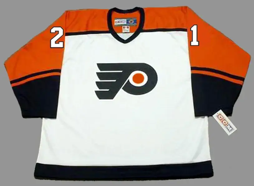 DAVE BROWN Philadelphia Flyers 1993 CCM Throwback Home NHL Hockey Jersey
