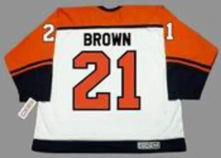 DAVE BROWN Philadelphia Flyers 1993 CCM Throwback Home NHL Hockey Jersey 