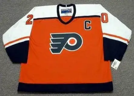 DAVE POULIN Philadelphia Flyers 1987 Away CCM Throwback NHL Hockey Jersey