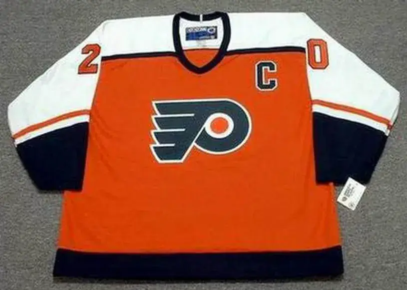 DAVE POULIN Philadelphia Flyers 1987 Away CCM Throwback NHL Hockey Jersey