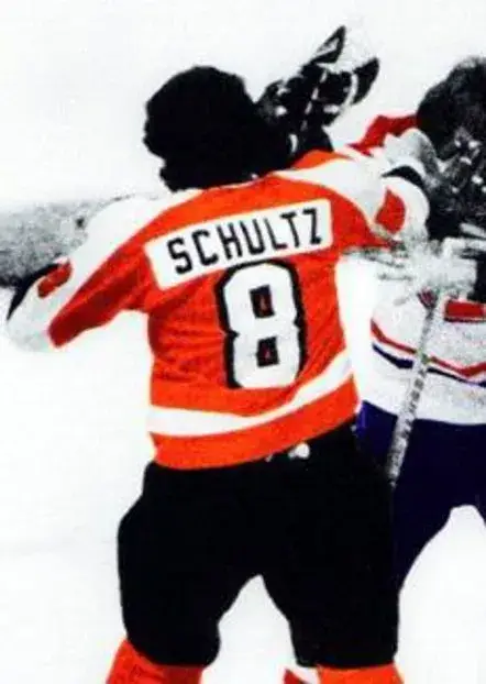 DAVE SCHULTZ Philadelphia Flyers 1974 CCM Vintage Throwback Away Hockey Jersey 