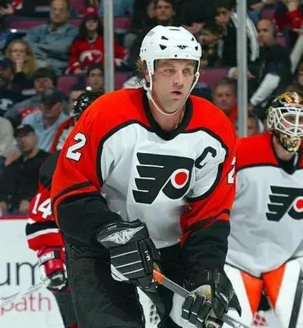 DERIAN HATCHER Philadelphia Flyers 2005 Away CCM Throwback NHL Hockey Jersey 