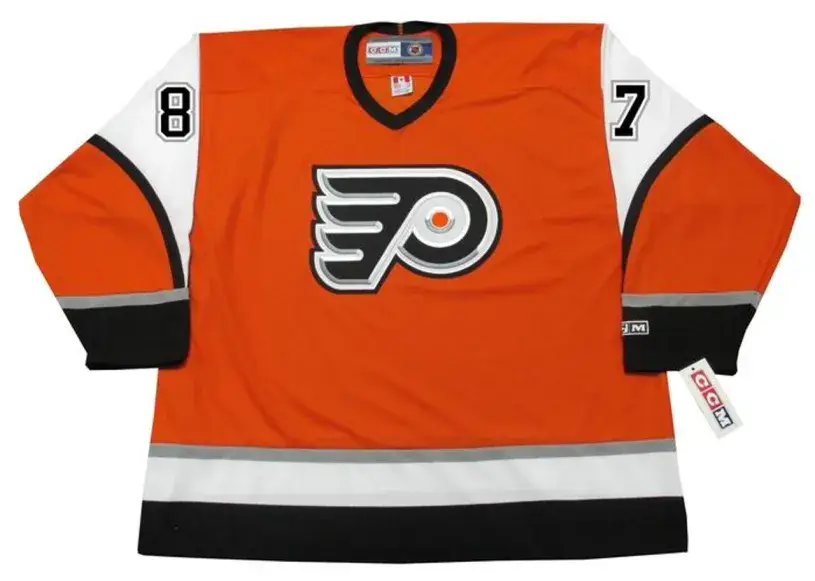 DONALD BRASHEAR Philadelphia Flyers 2003 CCM Throwback Alternate NHL Jersey