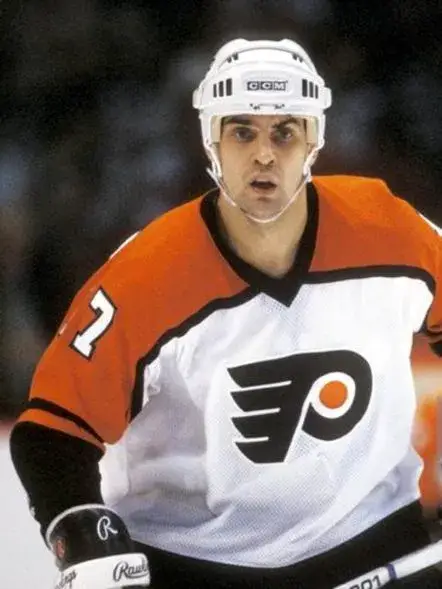 ED HOSPODAR Philadelphia Flyers 1985 CCM Throwback Home NHL Hockey Jersey 