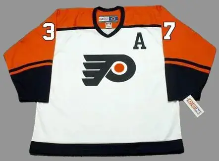 ERIC DESJARDINS Philadelphia Flyers 1997 CCM Throwback Home NHL Hockey Jersey