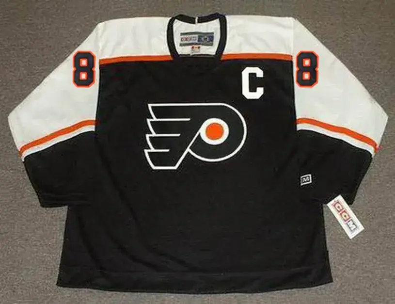 ERIC LINDROS Philadelphia Flyers 1998 CCM Throwback NHL Hockey Jersey